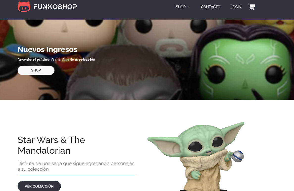 sitio Tienda online Funko